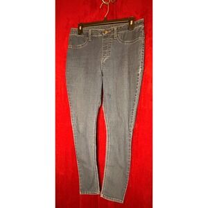 Riders by Lee Indigo Womens Medium Wash Pull On Skinny Jeans Size M 1PMUCW6